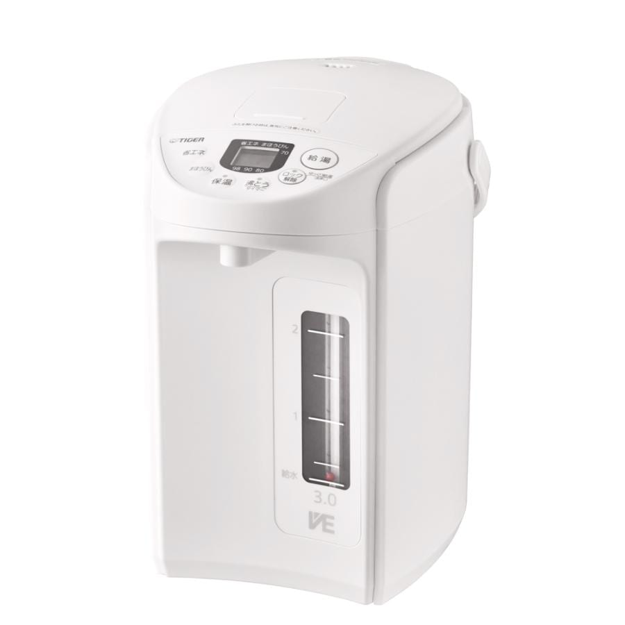 タイガー TIGER VE電気まほうびん PIQ-G300-WC 電気ポット 3L クールホワイト