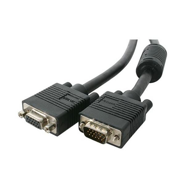 （まとめ） StarTech.com 高解像度表示対応VGA延長ケーブル 3m ミニD-Sub15ピン（オス）-ミニD-Sub15ピン（メス）MXT101HQ10 1本 (×3セット)