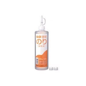 （まとめ）TANOSEE 液状のり 補充用 500ml 交換スポンジキャップ2個付 1本 [x10]