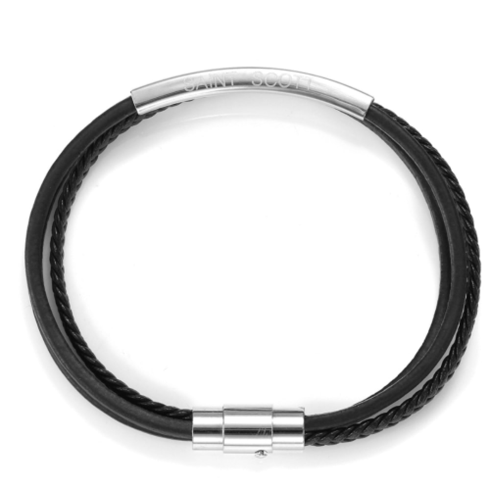 セントスコットロンドン STJ-SB2038 フィロス 3列レザーブレスレット