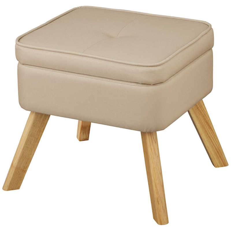 アイリスオーヤマ　IRIS OHYAMA　IRIS 102078 収納付きオットマン アイボリー　FACOTI