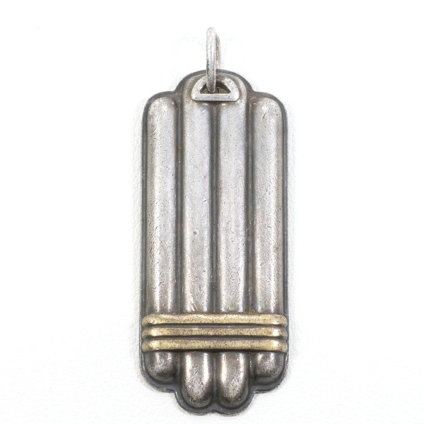 クリストフル K10YG シルバー ペンダントトップ 総重量約25.0g ジュエリー 中古