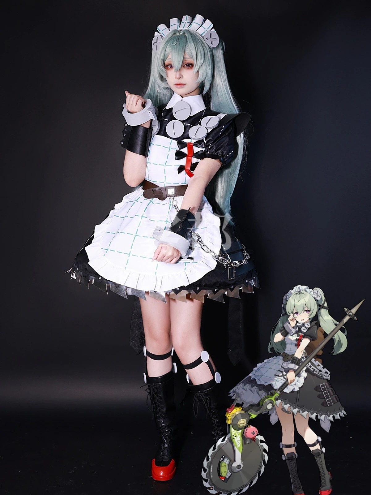 カリン・ウィクス Zenless Zone Zero ゼンレスゾーンゼロ Corin Wickes ZZZ メイド服 セットアップ コスプレ衣 仮装 変装 コスチューム 学園祭 文化祭 可琳·威克斯