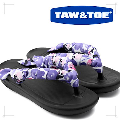 ◆TAW&TOE◆ OG クロミ スカーフサンダル Qoo10] TAW&TOE TAW&TOE OG SANRIO クロ : シューズ