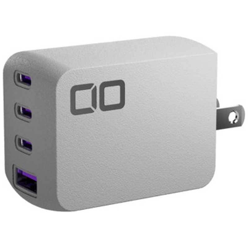 CIO　NovaPort QUAD II 67W3C1A ［4ポート /USB Power Delivery対応 /GaN(窒化ガリウム) 採用］　CIO-G67W3C1A-N2-WH