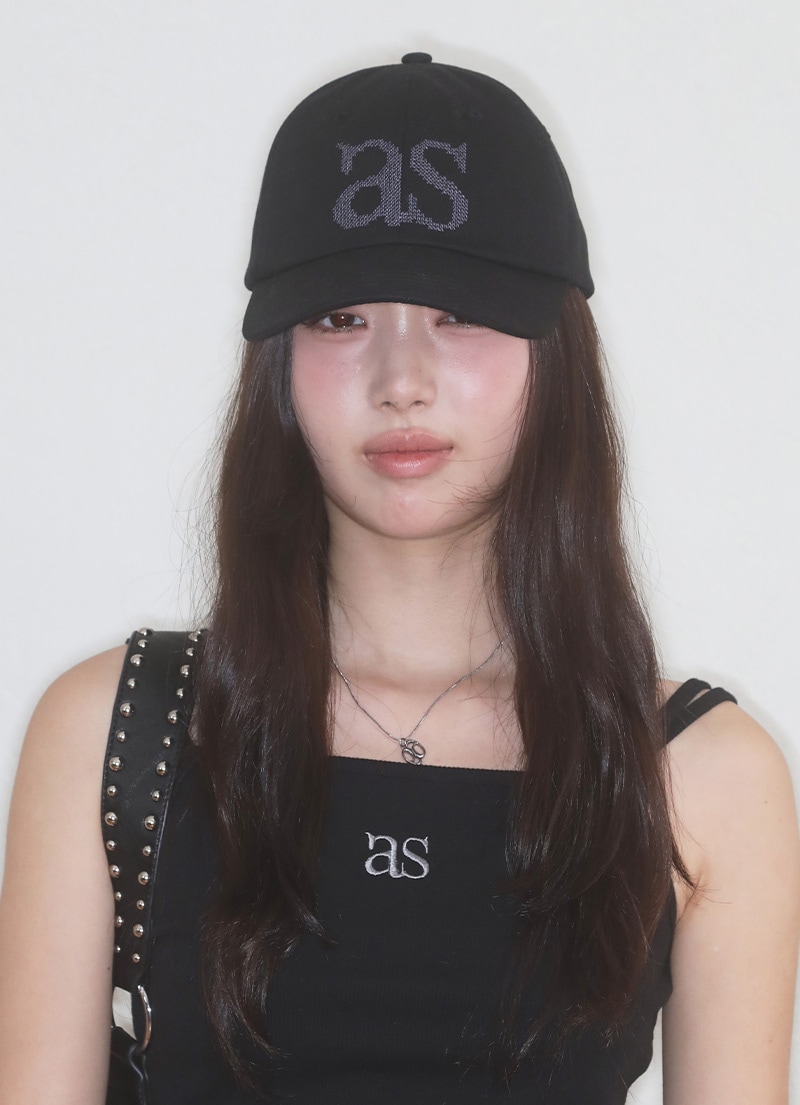 【AS"ON】 PIECE STITCH BALL CAP / BLACK キャップ 正規品