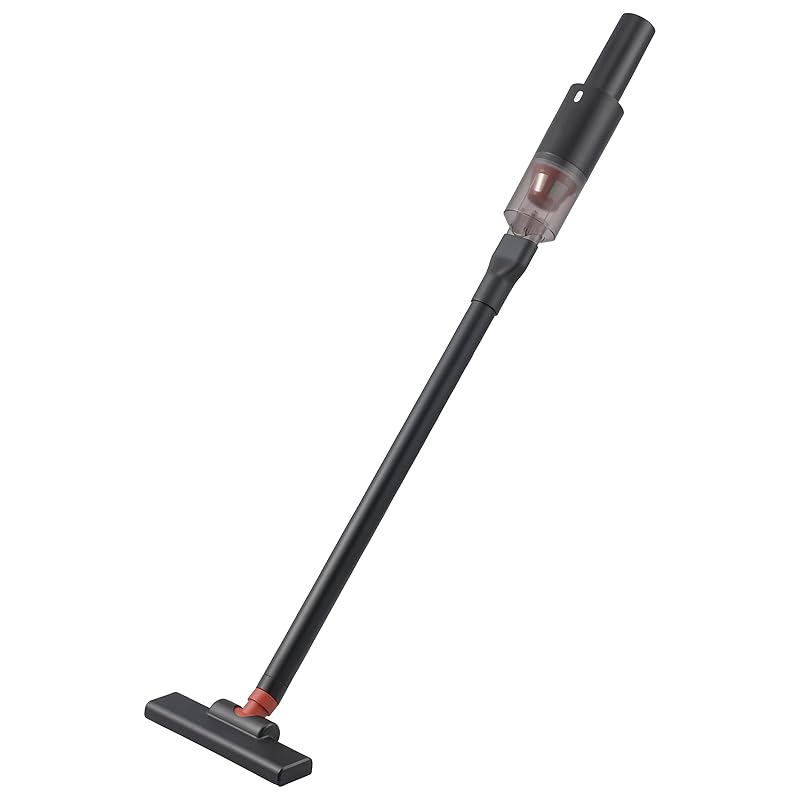 即納：オーム(OHM) 電機 掃除機 充電式スティッククリーナー 2WAY スティック&ハンディクリーナー USB充電式 紙パック不要 アタッチメント5種付き スタイリッシュ ブラック SOJ-S00