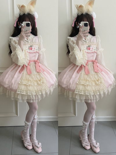 コスプレ ロリータ ロリータ洋装中秋jskキャミソールワンピース夏2024 レディース ドレス 韓