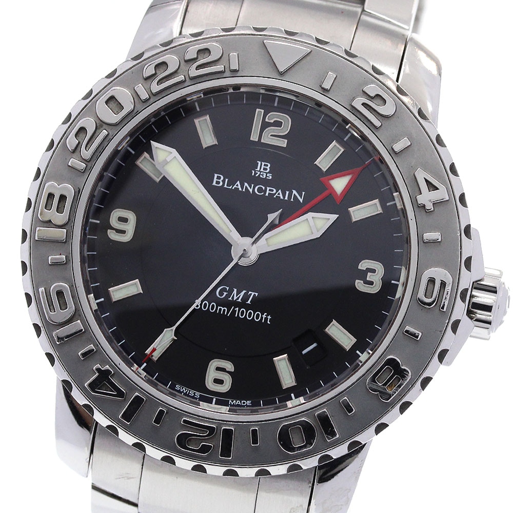 ブランパン Blancpain 2250-1130-71 トリロジー GMT デイト 自動巻き メンズ _836072【中古】
