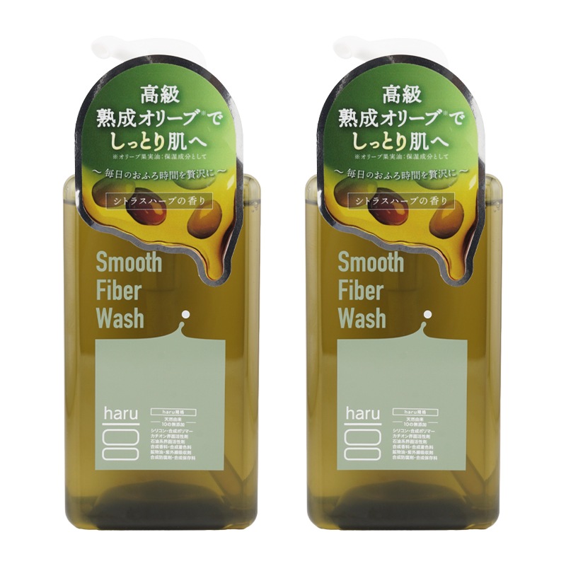 [2個セット]スムースファイバーウォッシュ 400mL ボディウォッシュ 天然由来 10の無添加 皮脂 角質 [ギフトラッピング対応]