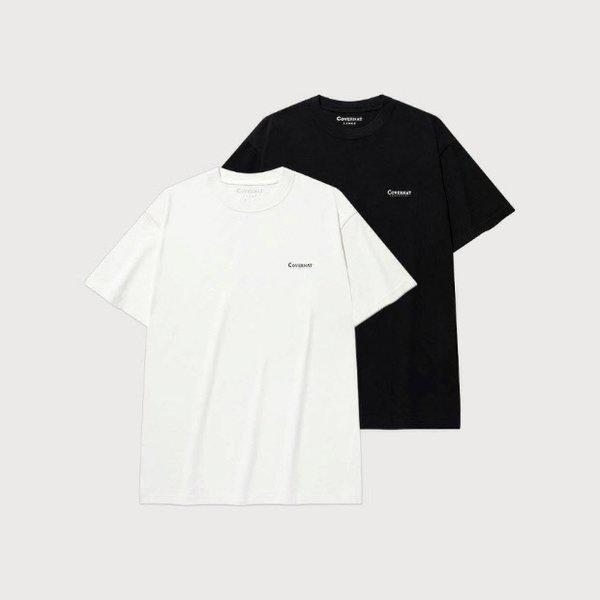 半袖Tシャツ JQS CO2502STE1-BK クールコットンTシャツ ブラック ホワイト 5,991円