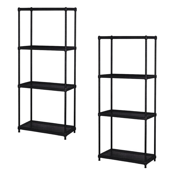 エイ・アイ・エス エキスパンドラック4段×2個セット EPR-6015BK×2pcs ブラック メーカー直送