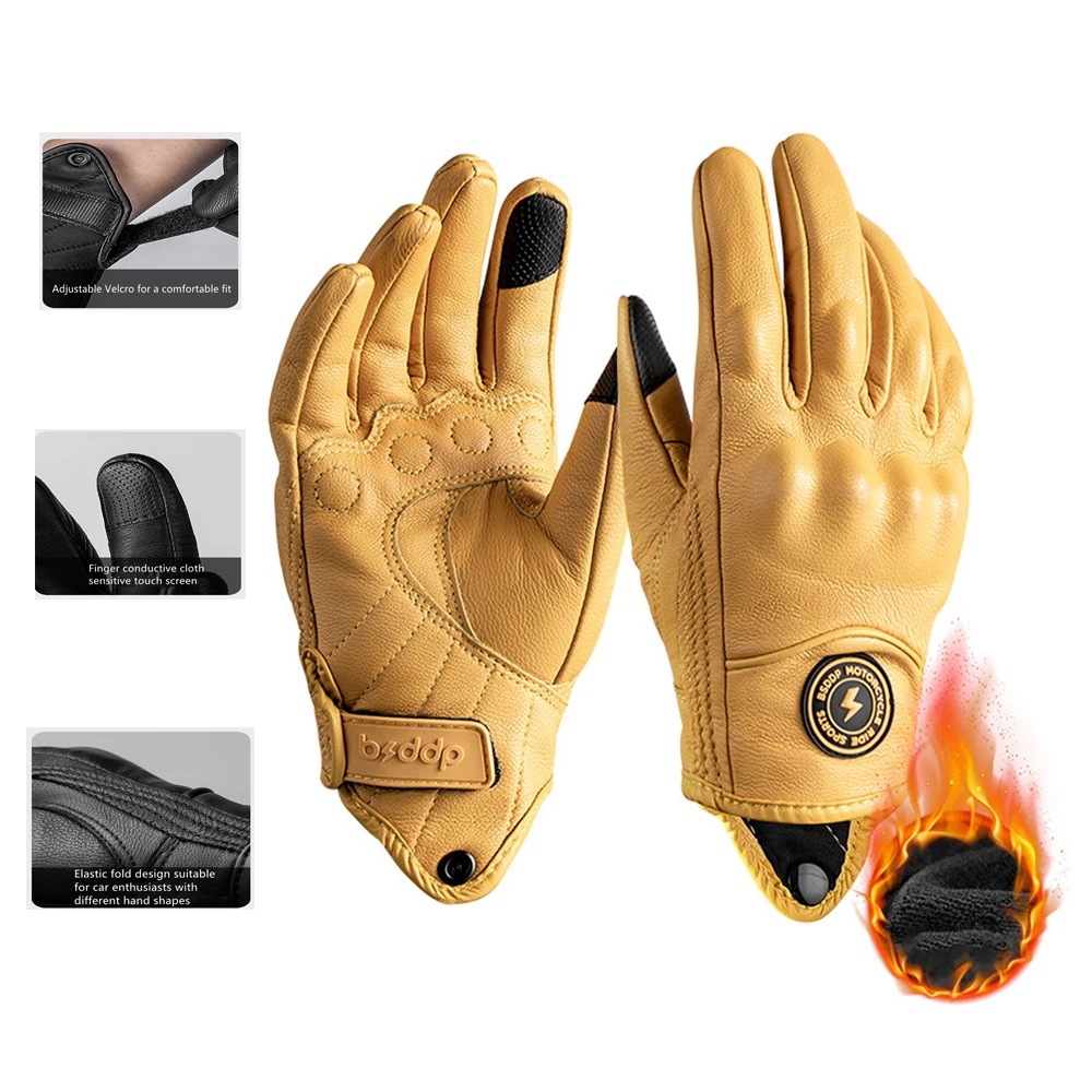 男性と女性のための防水レザーバイクグローブ,モトクロス,モーターサイクリスト,サイクリング,マウンテンバイク,バイカー,サーマルグローブ,冬