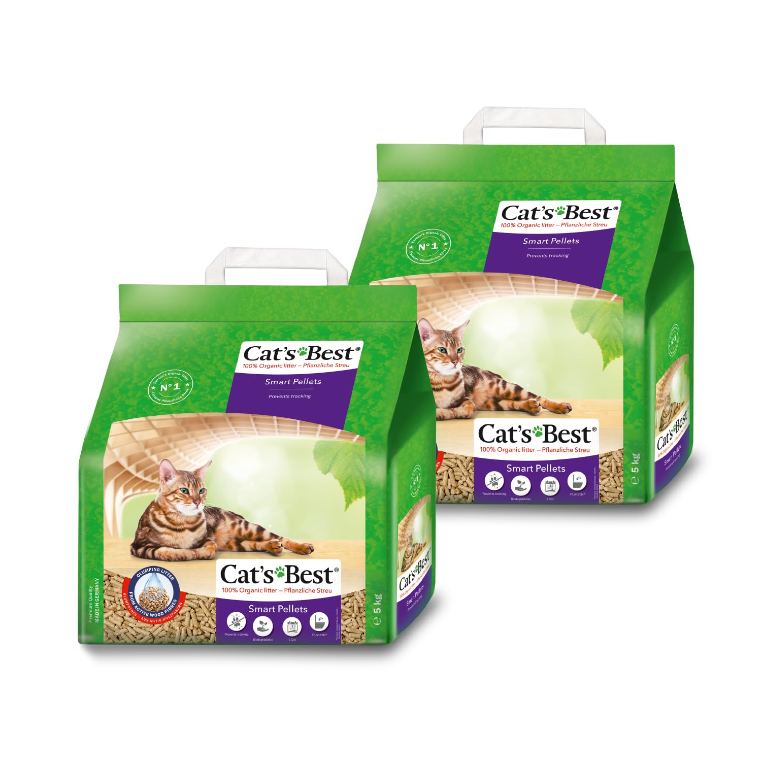 Cats Best キャッツベスト スマートペレット 10L × 2袋 猫砂 10L×2袋 (ケース販売)