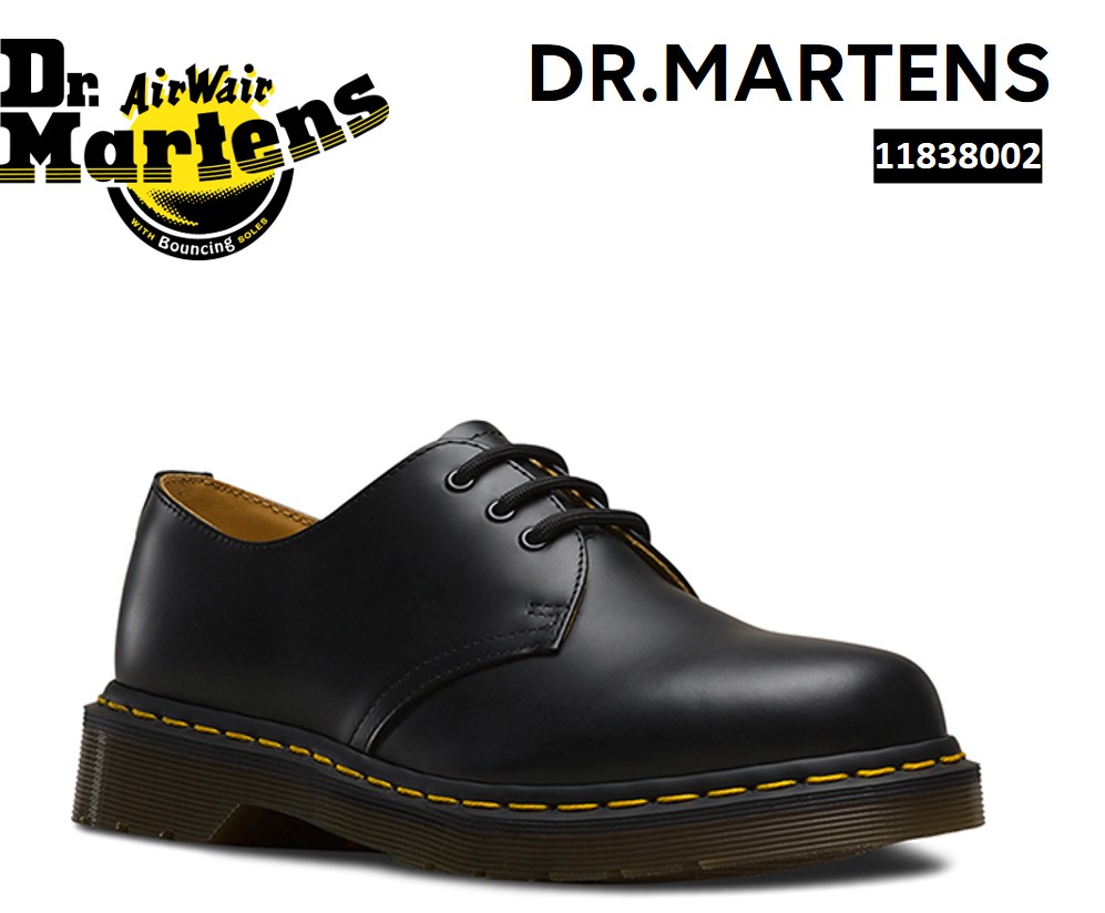 DR.MARTENS 1461 3 ホール シューズ スムースレザー 黒 / 11838002