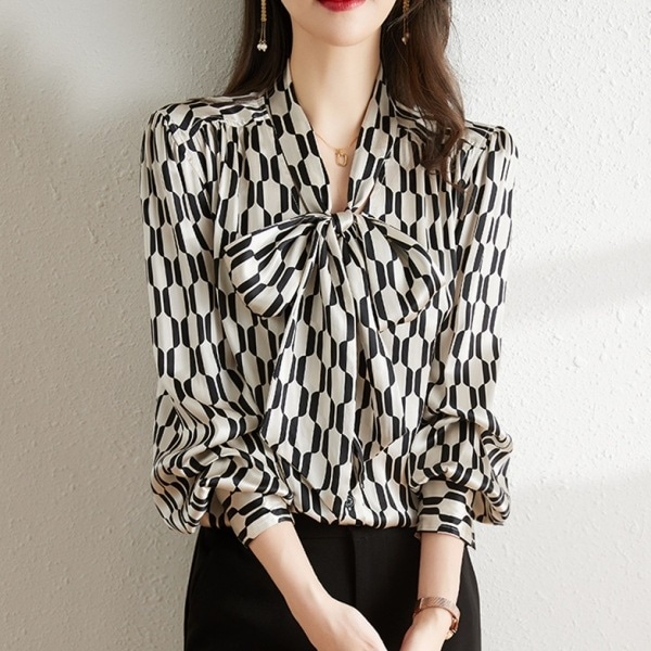 【楽天人気アイテム】 カジュアル オフィス 通勤 トップス レディース ブラウス 5,123円