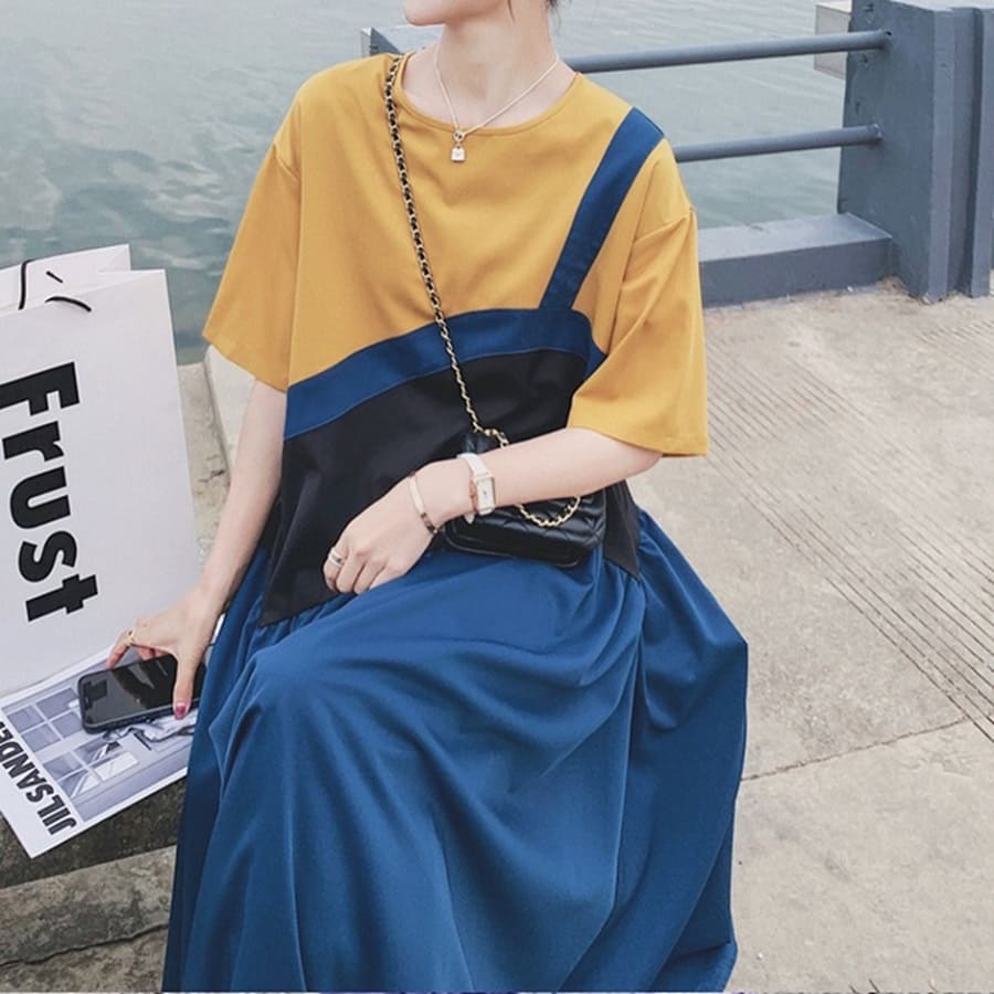 人気新品ワンピース レディース 半袖 サマードレス フレンチスウィート 10187