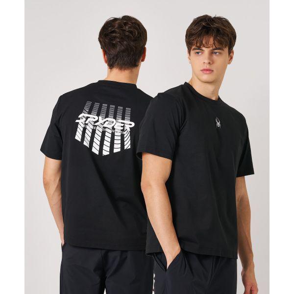 男性用コンターラドパッド半袖Tシャツ SPKFCNRS301MBLK 659521