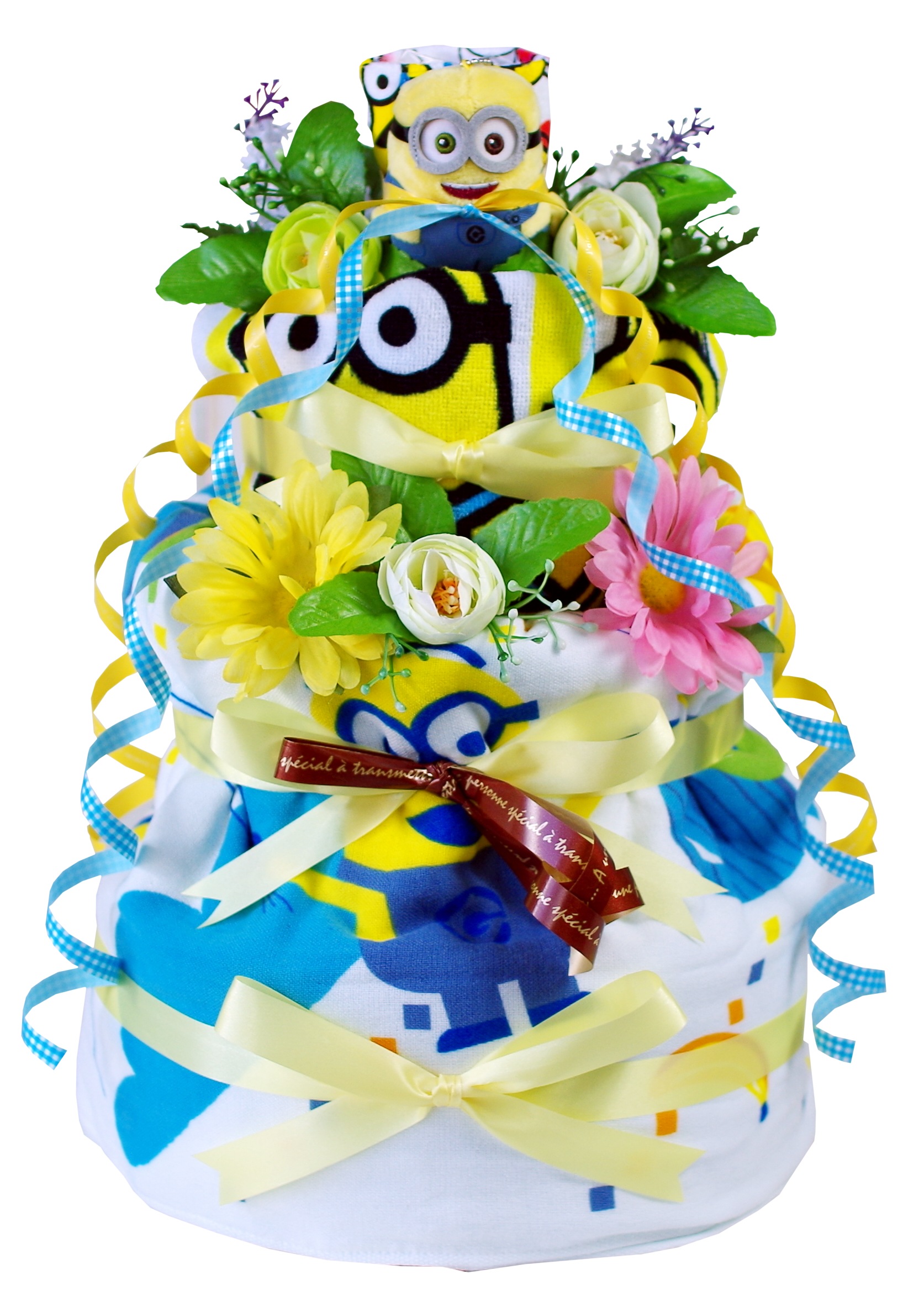 お得セット 出産祝い おむつケーキ ミニオン 男女兼用 名入れ 怪盗グルー 女の子 男の子 おむつケーキ おむつの種類 はじめての肌への一番 テープタイプ Garces Org