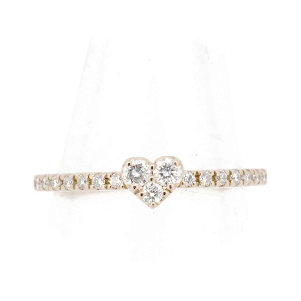 ポンテヴェキオ ダイヤモンド リング 指輪 0.18ct 9号 K18PG(18金 ピンクゴールド) 質屋出品