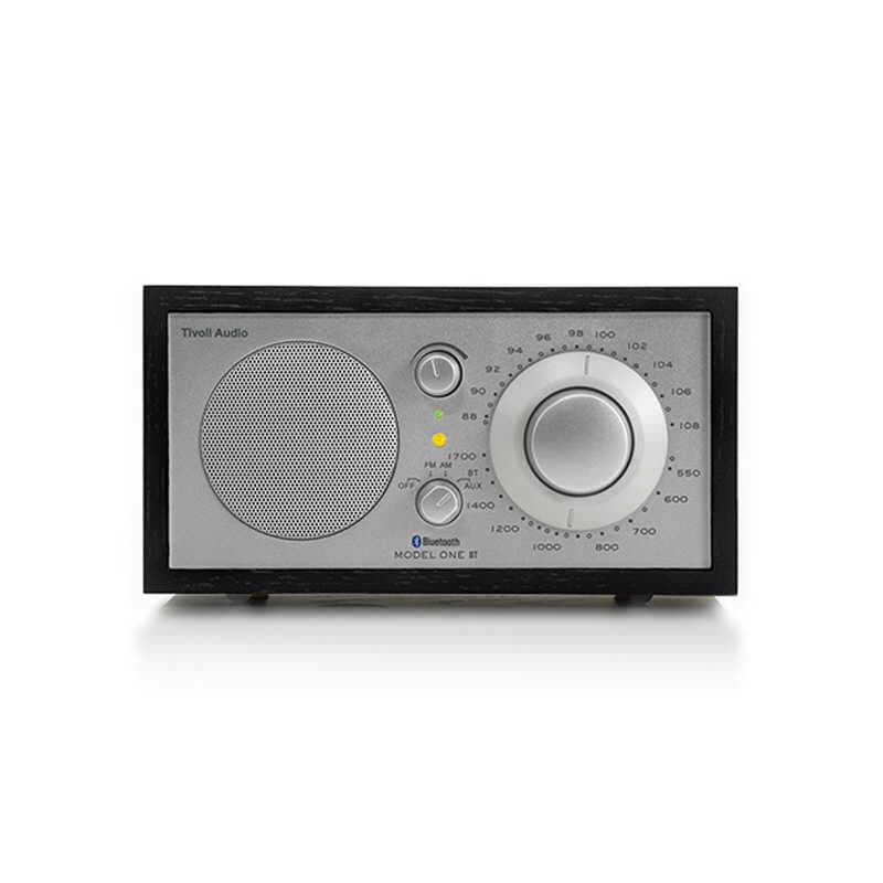 TIVOLIAUDIO　Model One BT AM/ ワイドFM/ Bluetooth テーブルラジオ スピーカー ［Bluetooth対応］ Silver-Black　M1BT-1435-JP
