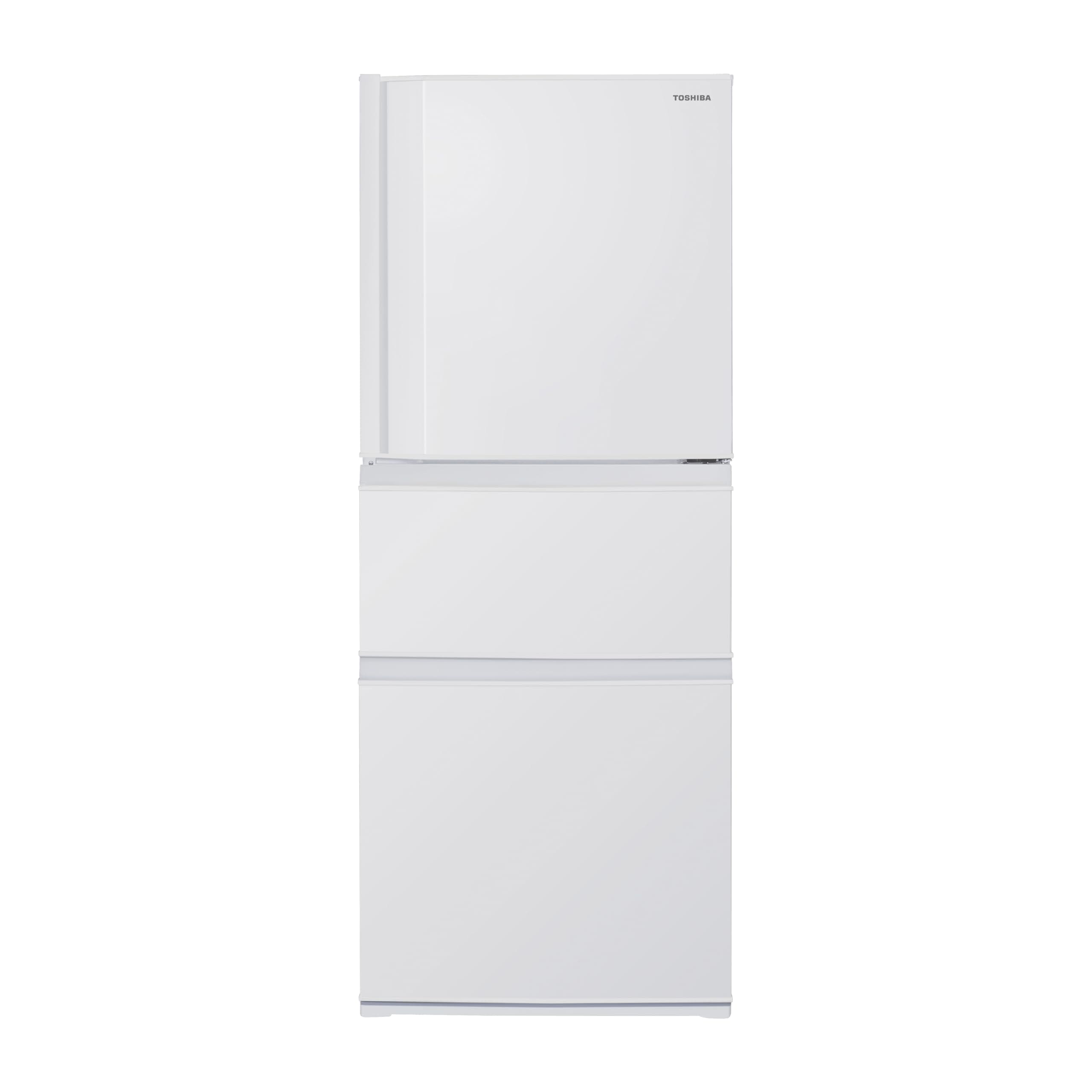 TOSHIBA(東芝) 冷蔵庫 幅60.0 294L GR-W29SC(WU) 3ドア 右開きタイプ 野菜室がまんなか Ag+低温触媒 除菌 脱臭 3段冷凍室 2024年モデル マットホワイト