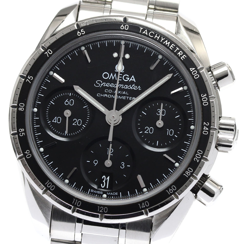 オメガ OMEGA 324.30.38.50.01.001 スピードマスター 38 コーアクシャル クロノグラフ 自動巻き メンズ _895554【中古】