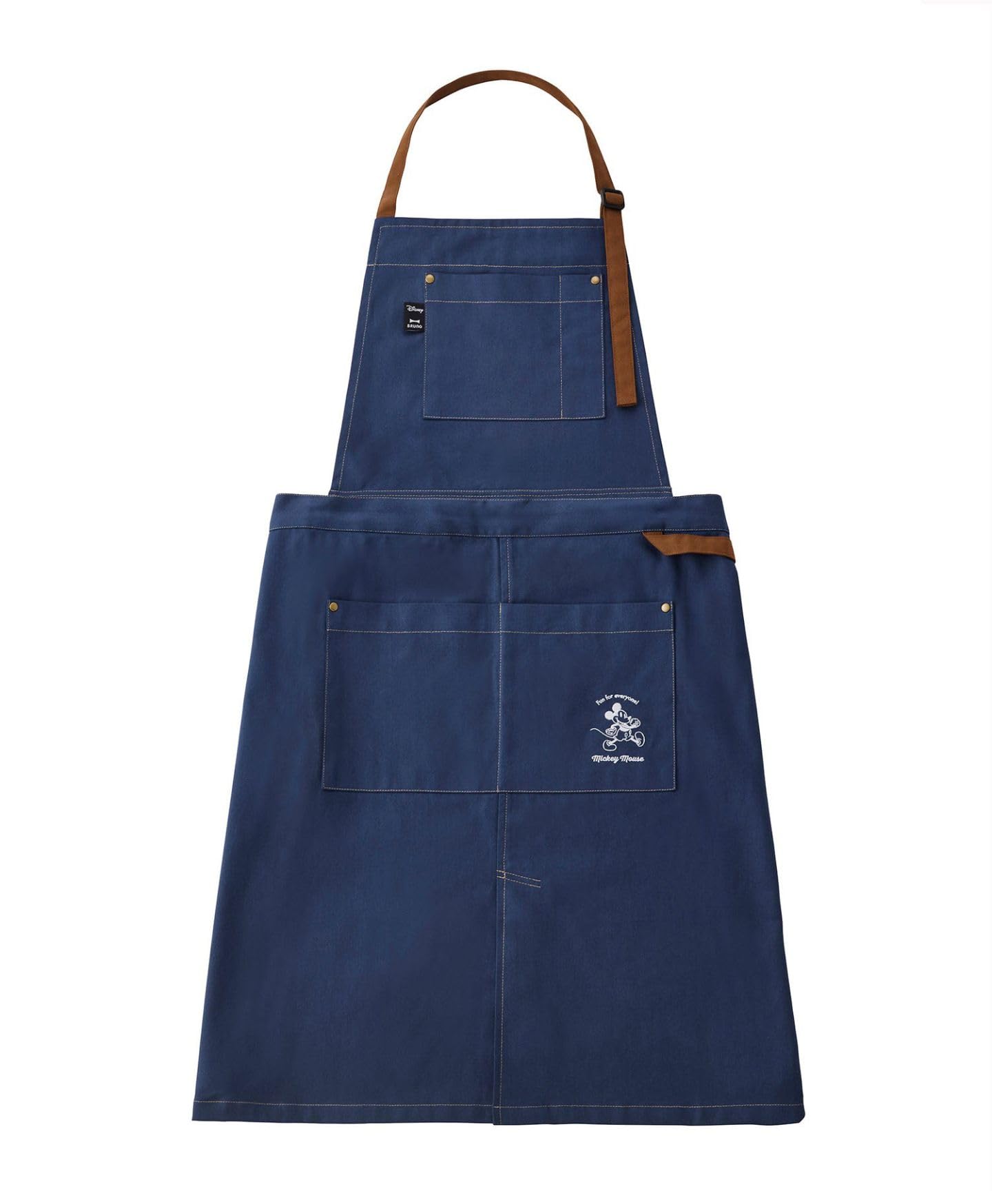 [BRUNO] DISNEY スイッチロン カフェエプロン ネイビー サイズなし BHK313-NV