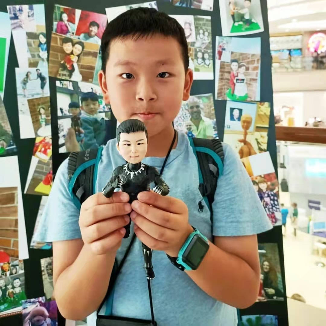 【オーダーメイド】3D肖像画 似顔絵 写真 人形 フィギュア 誕生日 ベビー 赤ちゃん キッズ 子供 幼児 出産祝い