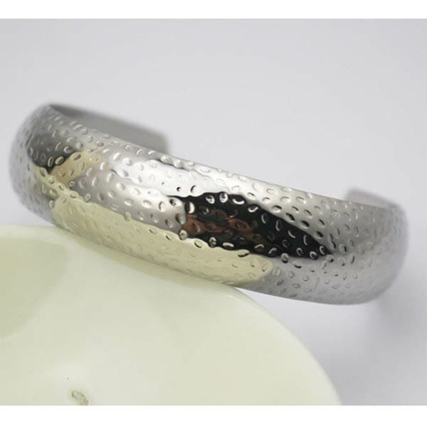 レプティーステンレスバングル 蛇 革 皮 ヘビ スネークスキン 手首 男性 女性 アクセサリー 高級 5,423円