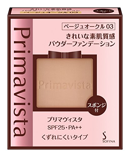 プリマヴィスタ きれいな素肌質感パウダーファンデーション ベージュオークル03 SPF25 PA 9g
