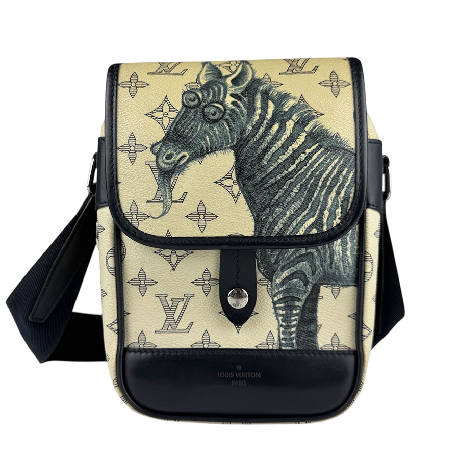 ルイ ヴィトン LOUIS VUITTON ショルダーバッグ モノグラム サバンナ メッセンジャーBB/モノグラム サバンナ アイボリー×ネイビー メンズ M54247 z8134