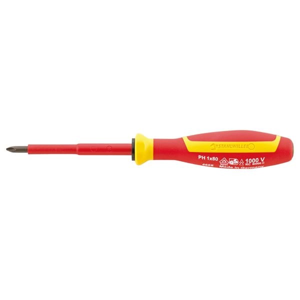 STAHLWILLE スタビレー 1000V絶縁プラスドライバー #3 軸長150mm 全長275mm 4665VDE-3N