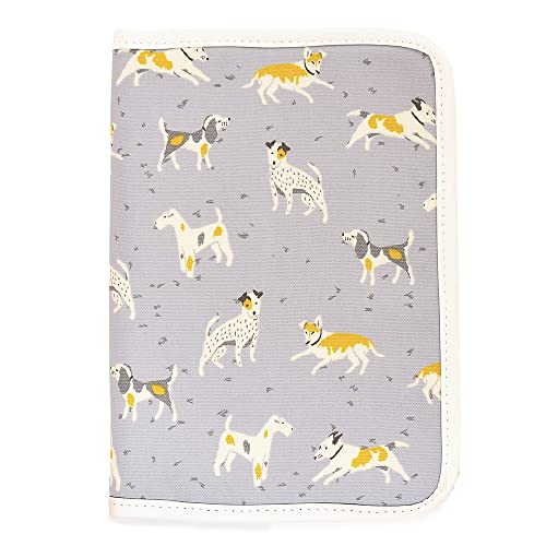 LAURA ASHLEY 母子手帳ケース 男の子 マルチケース 人気 ファスナー 二人用 かわいい DOGS B2806900