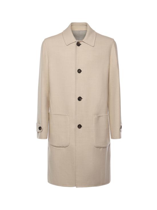 ELEVENTY Men Coats L75CAPG01TES0H229 02N 13 SAND LIGHT GRAY