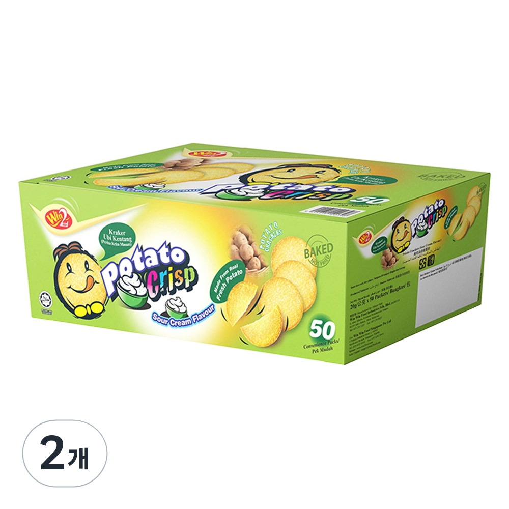 ウィンウィンフードポテトクリスプスナックサワークリーム味1kg2個