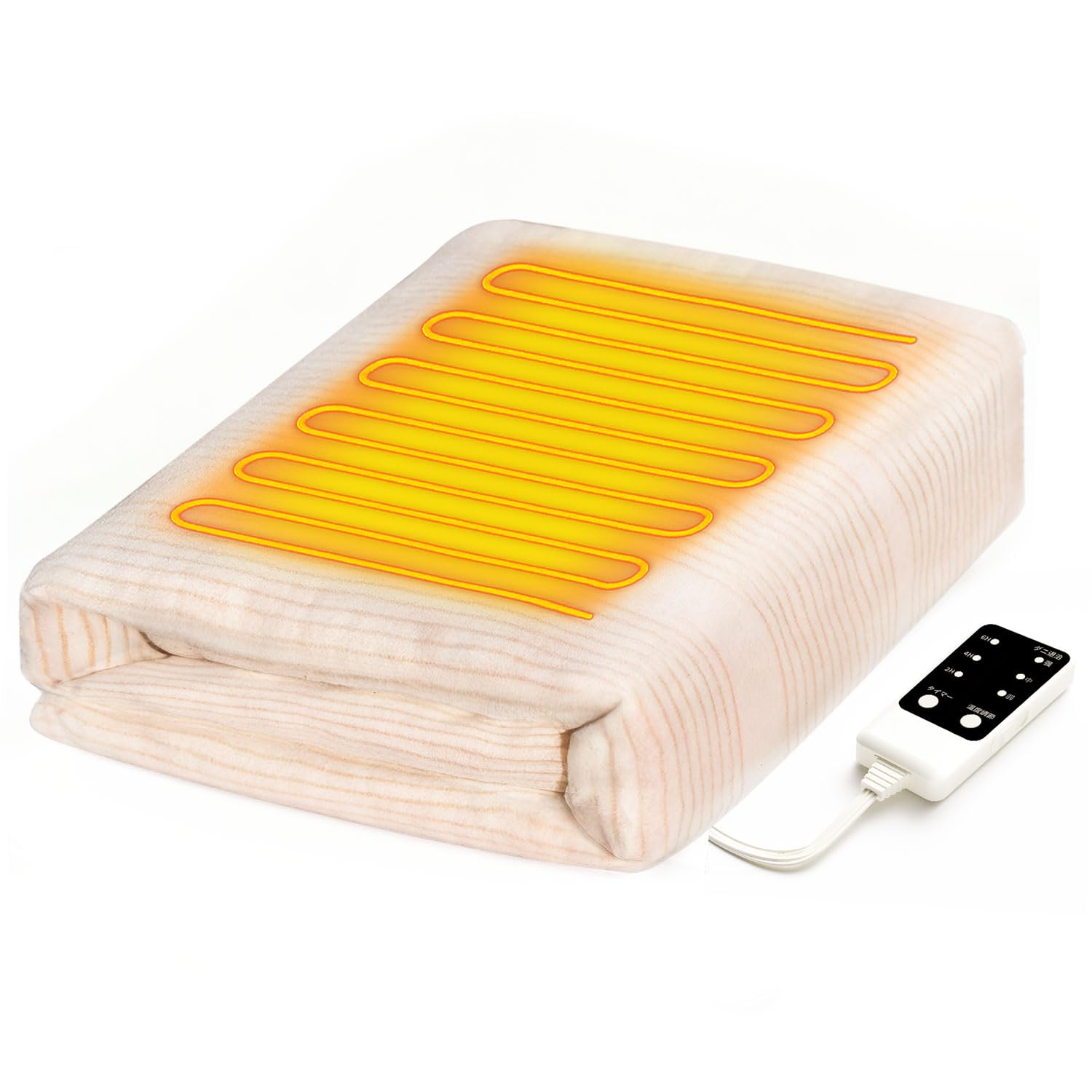 電気毛布 敷き 掛け兼用【速暖・AI加熱保護機能】140×80cm 省エネ 丸洗い可 3段温度調節 5段階タイマー 電磁波カット 両面使用可能 過熱保護 ダニ退治 頭寒足熱 切り忘れ防止 電気ひざ掛け