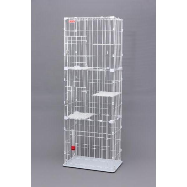 アイリスオーヤマ スリムキャットケージ3段 PSCC-753 ホワイト 猫 ケージ アイリスオーヤマ 2段 キャット ゲージ おしゃれ コンパクト 猫用ケージ 猫ゲージ 12,514円