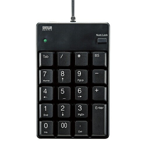 （まとめ買い）USBテンキー ブラック NT-17UBKN [x3]