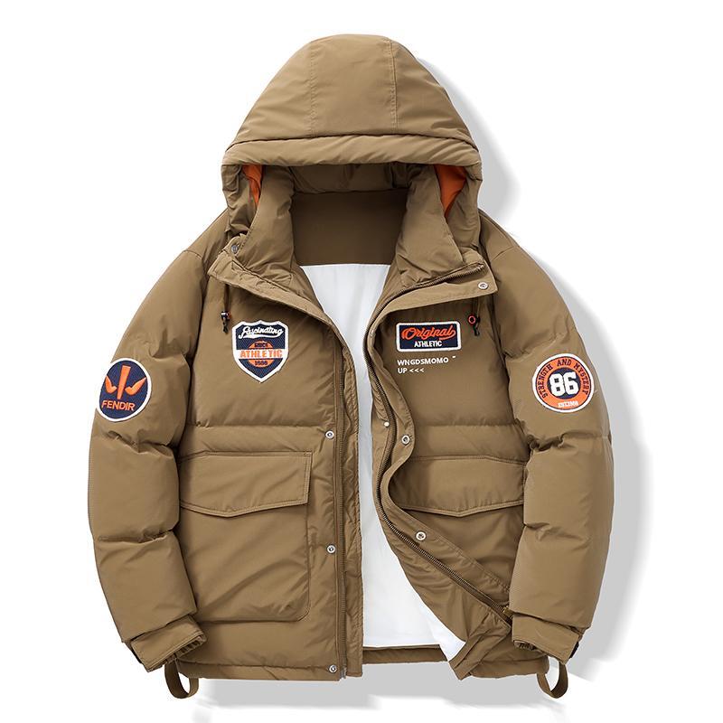 ダウンジャケット メンズ 軽量 おしゃれ 防寒着 メンズ ダウン アウター メンズ コート メンズ アウター 冬 ブランド HOMEIHOME フード