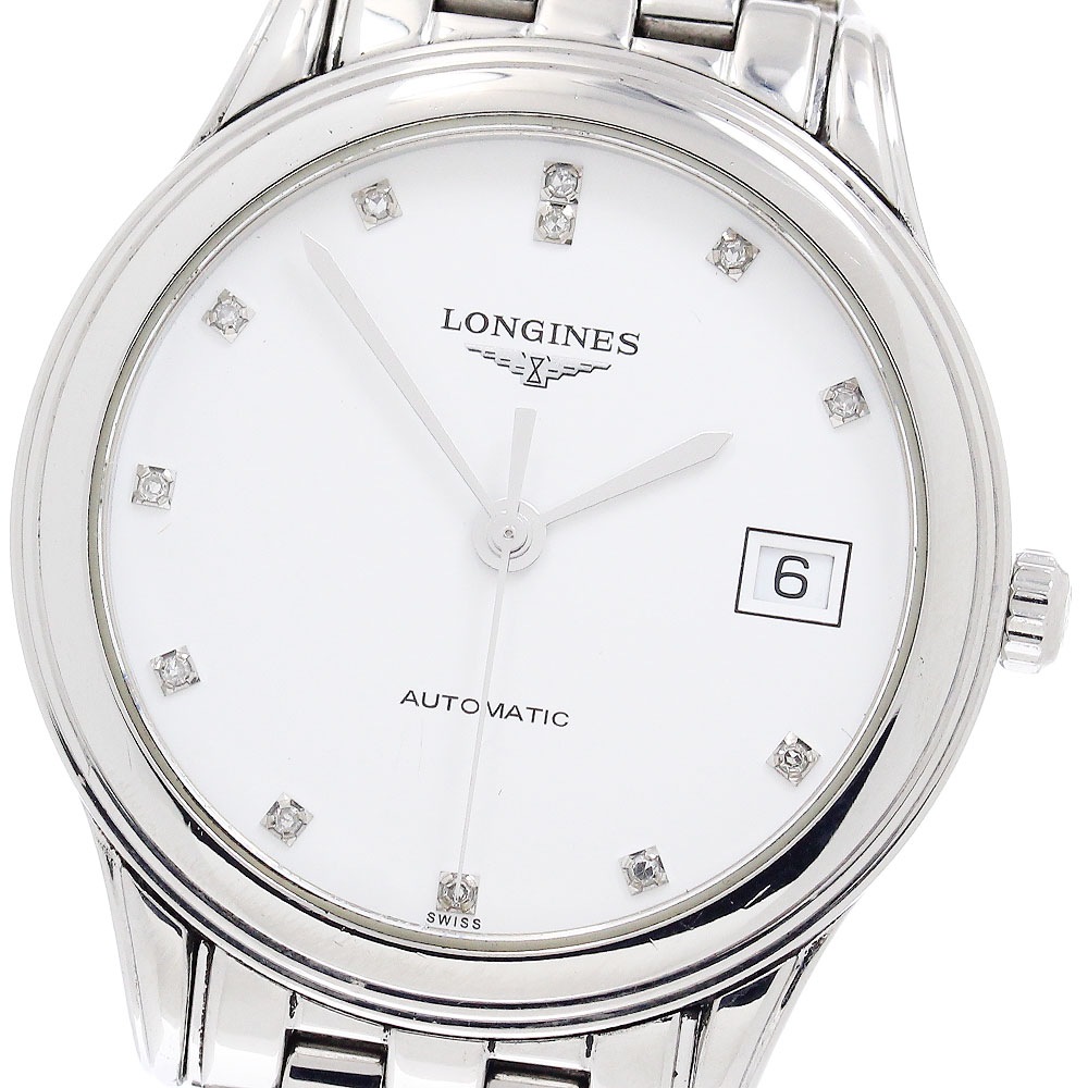 ロンジン LONGINES L4.774.4 フラッグシップ デイト 12Pダイヤ 自動巻き メンズ _942755【中古】