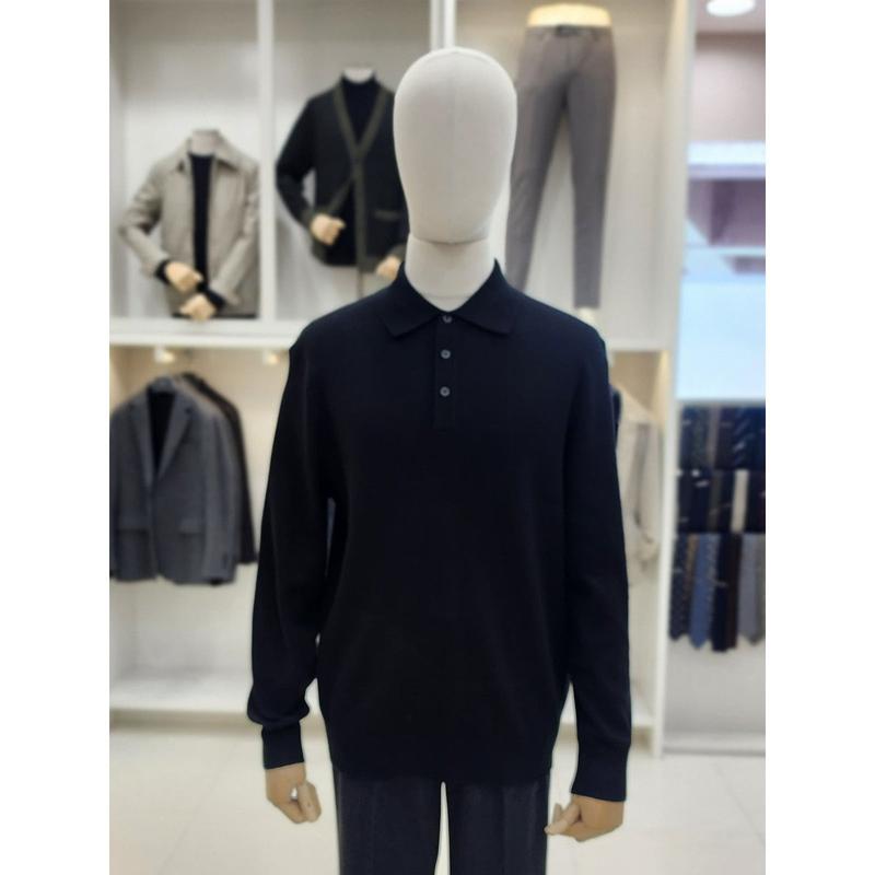 [始興店] 男性カラーニット BOE1ET1002 BK