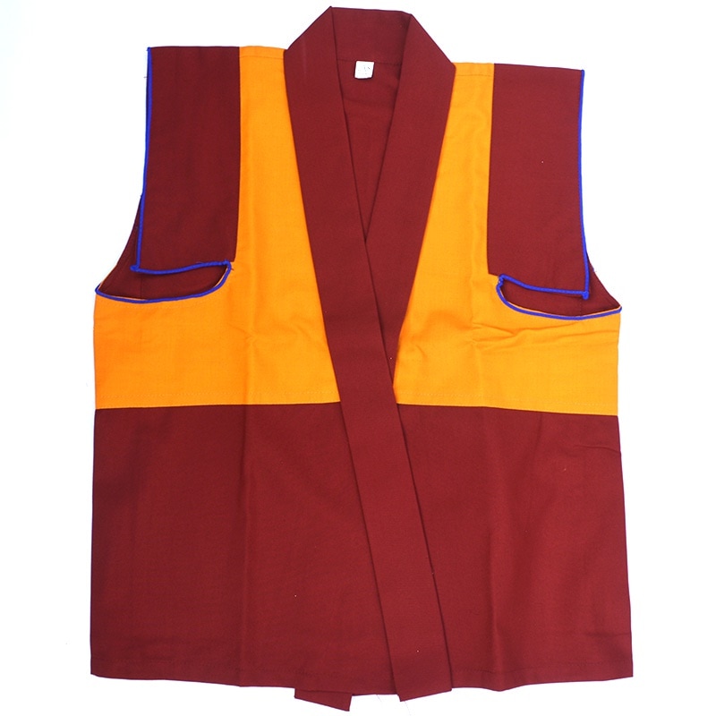 チベット 舞台衣装ラマ僧侶服伝統風ベスト春秋男性ファッションハンドメイド 僧衣　法衣　チベット仏教　ドレス　コットン　演出服