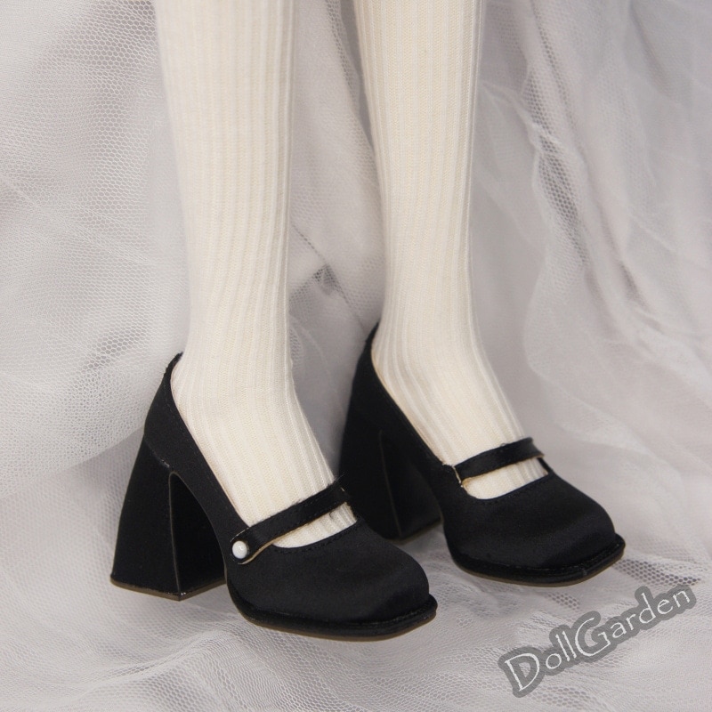 BJDドールシューズ 人形靴 ハイヒール 黒 白 ピンク メリージェーン 1/3ドール靴 SD16/SD10/SD13/IPLE HOUSE YID女サイズ球体関節人形用