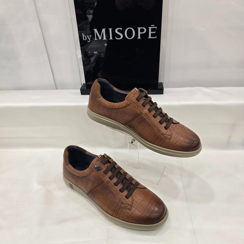 By 男性模様レザーバンドスニーカー 122HT130SP002 LBROWN 3 JJ 21,909円