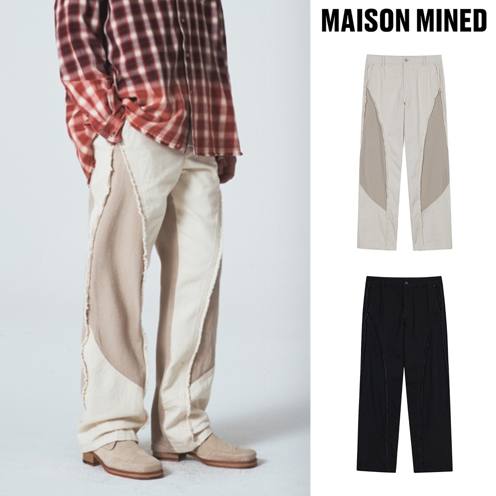 【MAISON MINED】 SEQUENCE SEMI WIDE PANTS