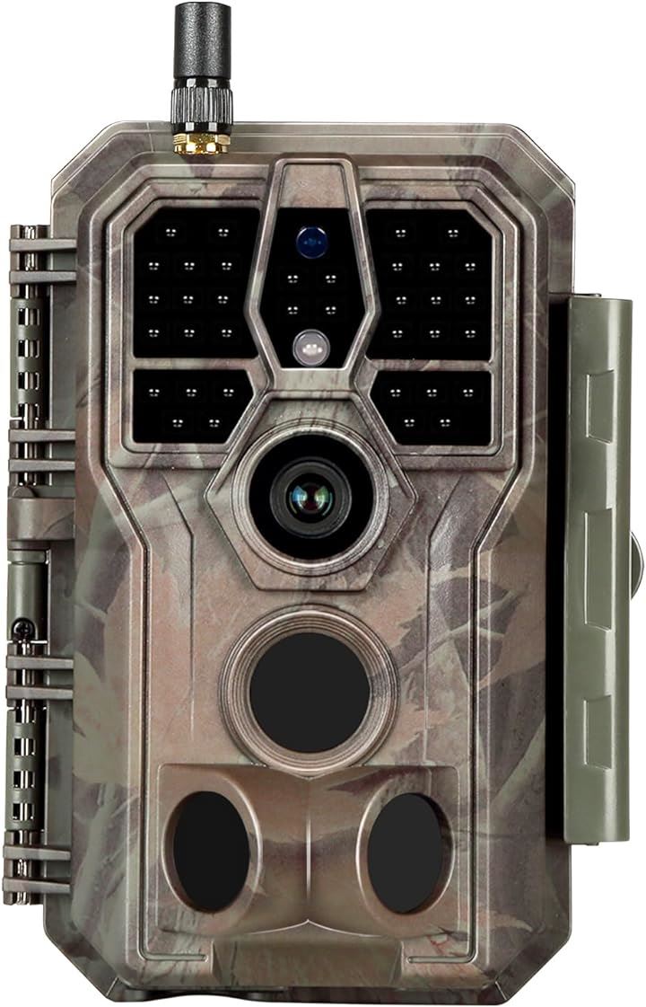 Blazevideo トレイルカメラ A280W 1296P人感センサー 防犯カメラ 野生動物監視カメラ 暗視カメラ 120撮影範囲 IP66防水防塵 電池式( レッド, A280)