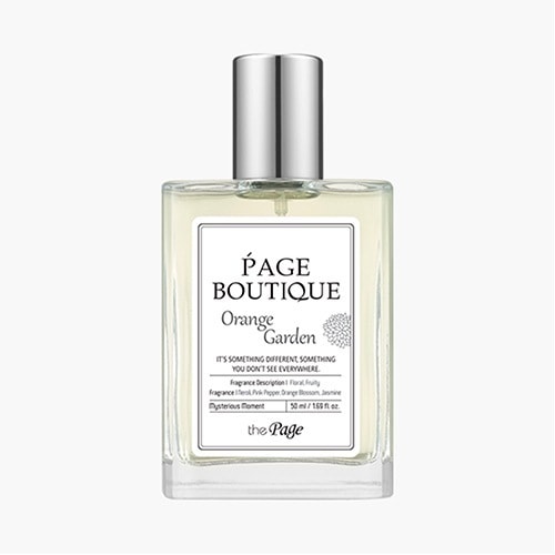[1+1][ザページ] オレンジガーデンの香水50mlレモンベルガモットとピンクフェアのさわやかな香り