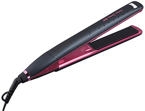 コイズミ ヘアアイロン ストレート マイナスイオン サロンセンス 300 海外対応 ブラック KHS