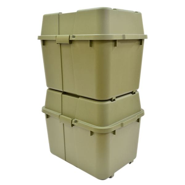 トランクカーゴ 620 2個組 70L 日本製 軽量 丈夫 高収納力 Armey Green アウトドア 室内 ガレージ トランク ガーデン